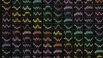 JavaScript Real-Time Trend Dashboard - Intensive multi-channel real-time application example with LightningChart